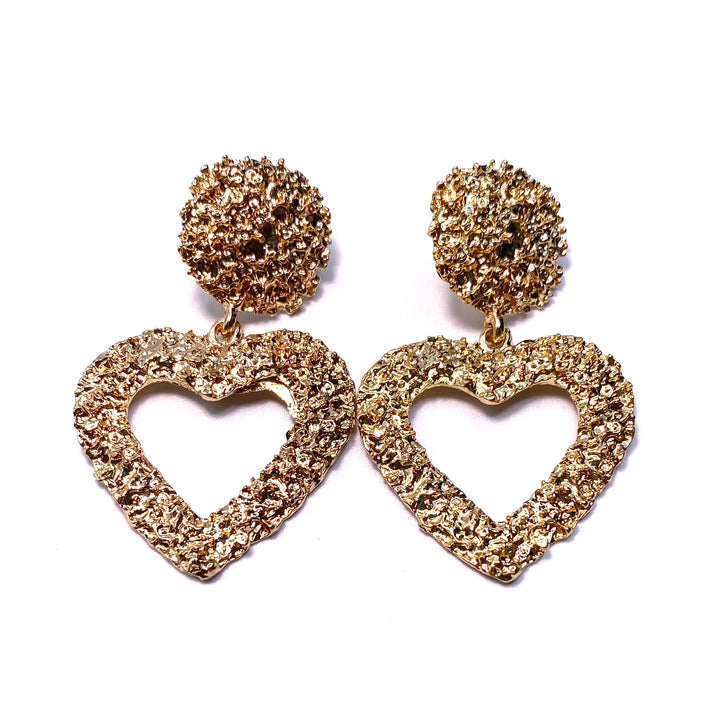 Earring Metal Design Gold