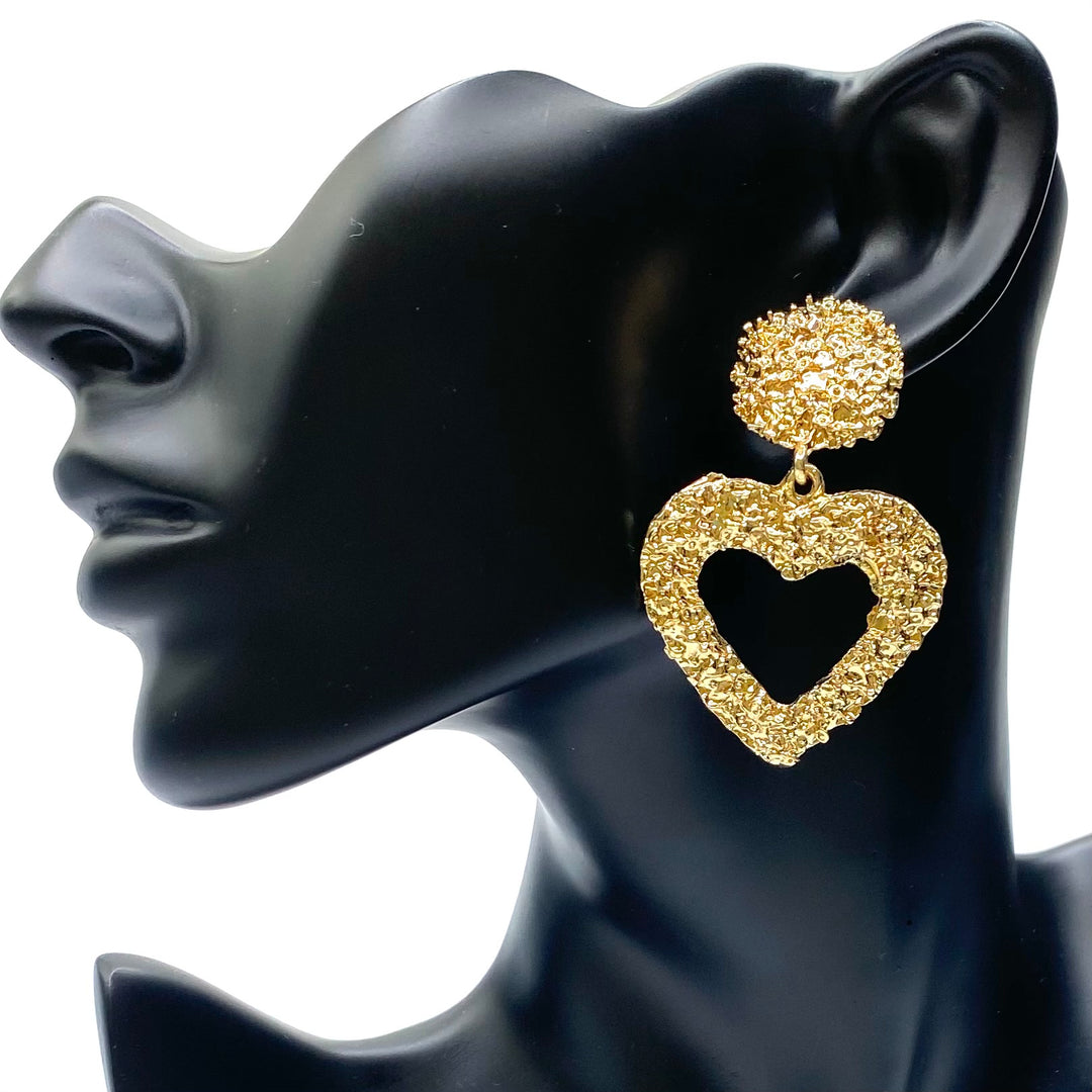 Earring Metal Design Gold