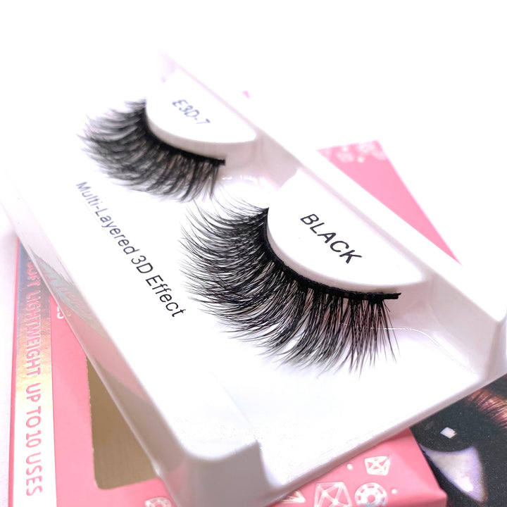 Dozen Eyelash 3D Black