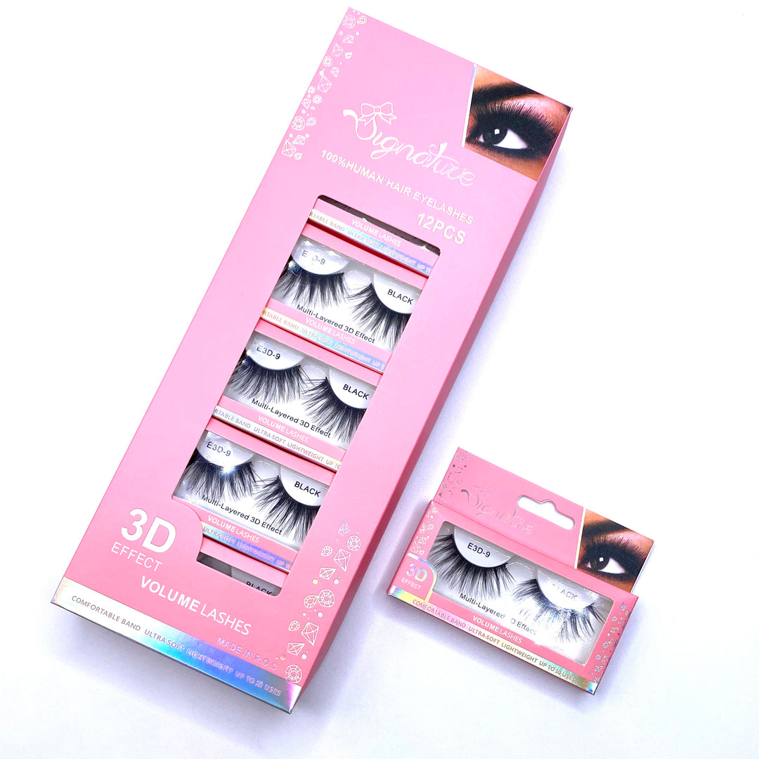 Dozen Eyelash 3D Black