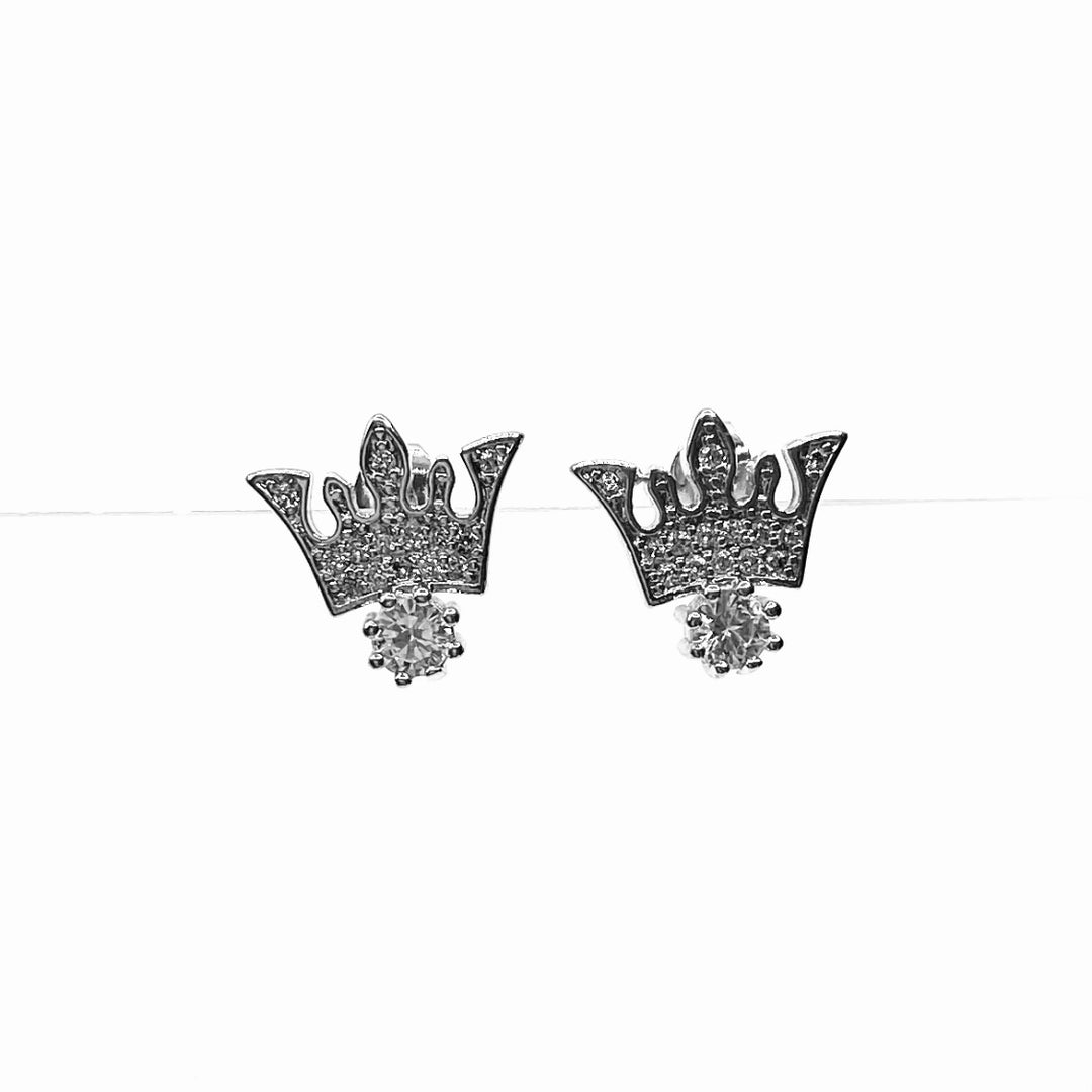 Earring Cubic Zirconia Crown