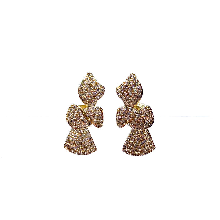 Earring Cubic Zirconia Pave Design