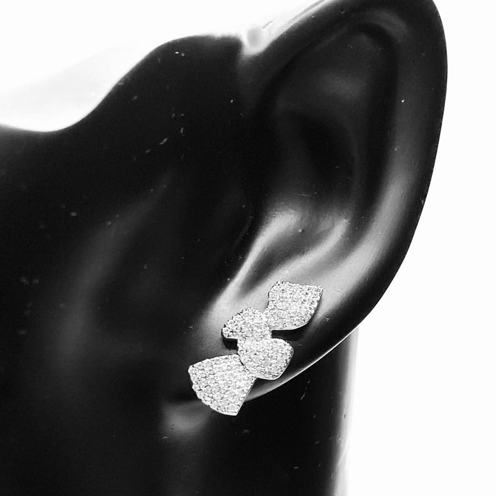 Earring Cubic Zirconia Pave Design