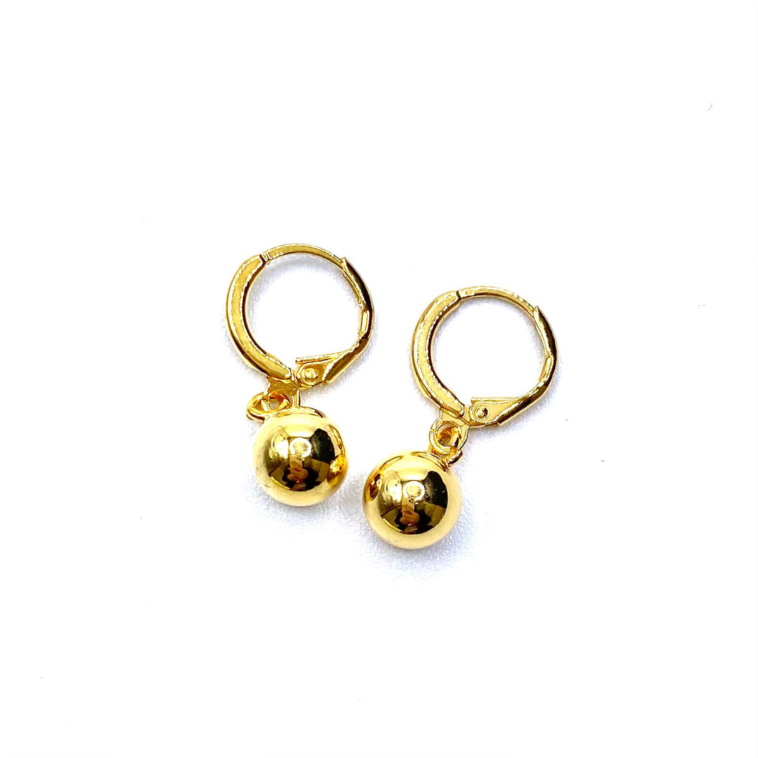 Earring Metal Ball Small