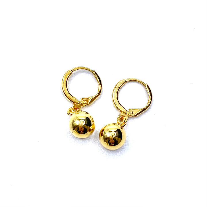 Earring Metal Ball Small