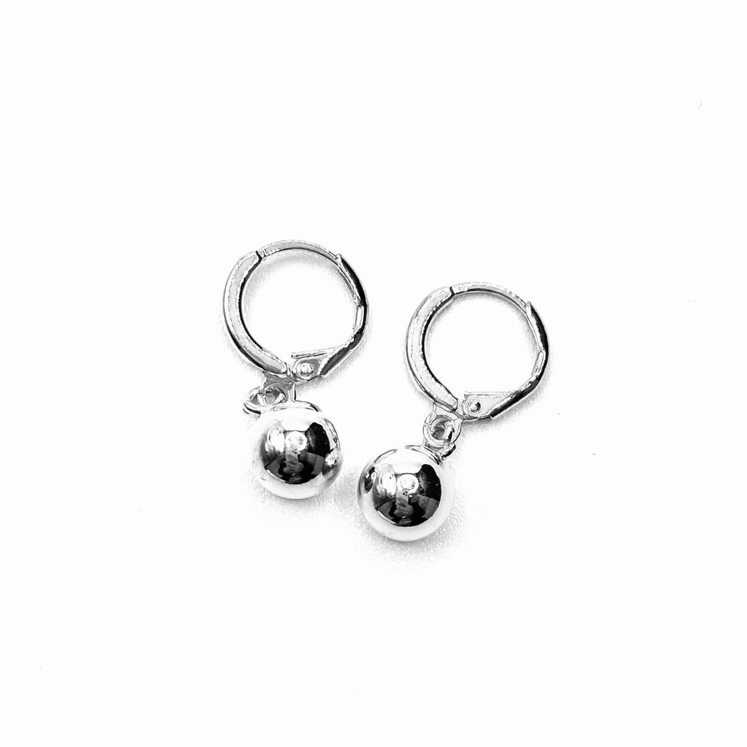 Earring Metal Ball Small