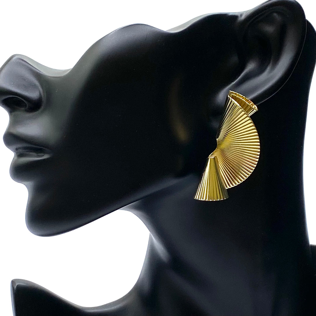 Earring Metal Design Gold