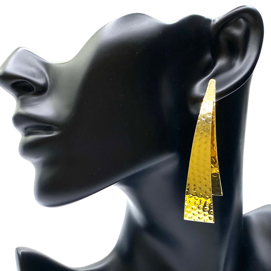 Earring Metal Design Gold