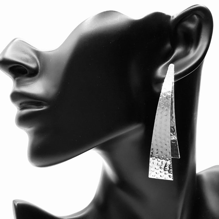 Earring Metal Design Silver