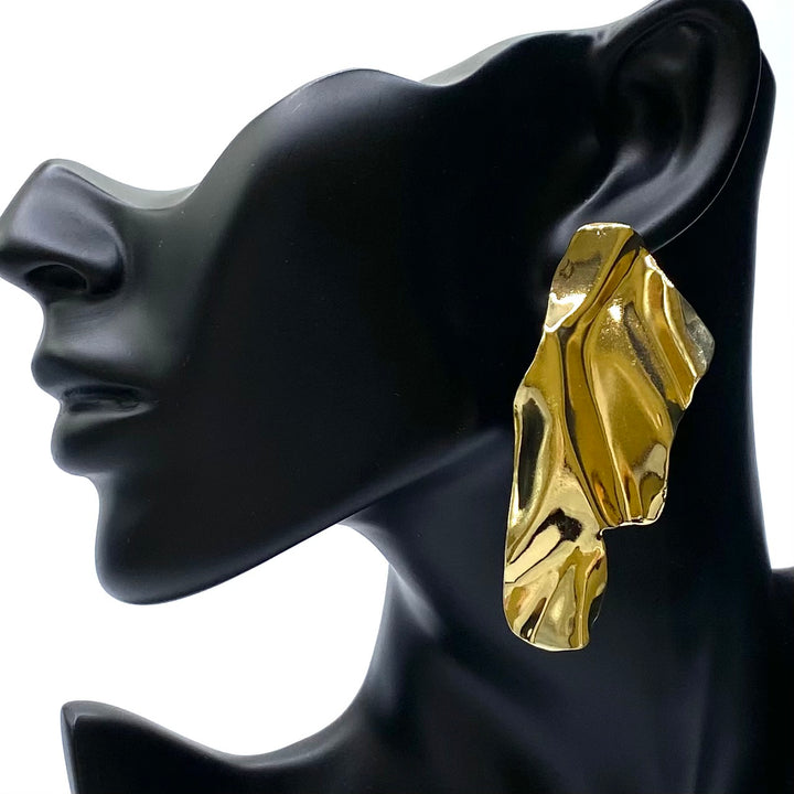 Earring Metal Design Gold