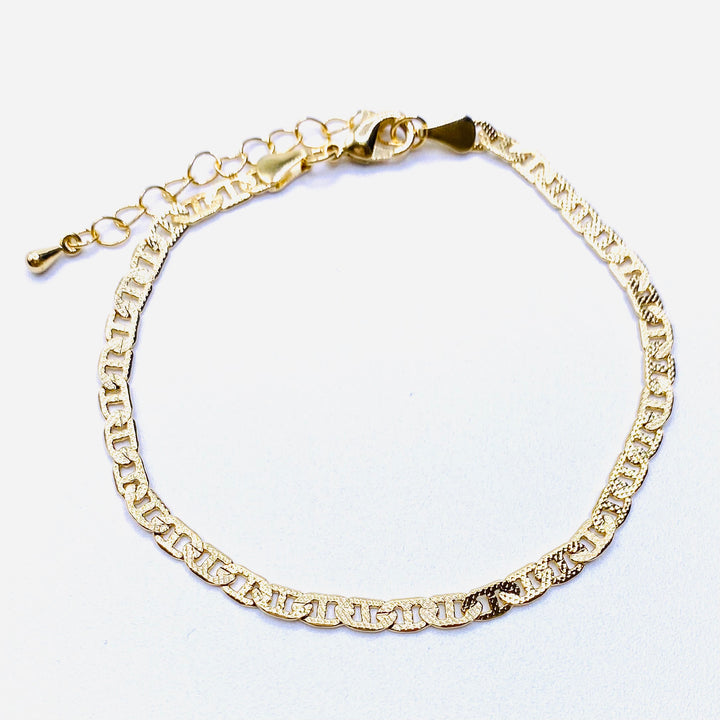 Bracelet Mariner Texture Gold Small