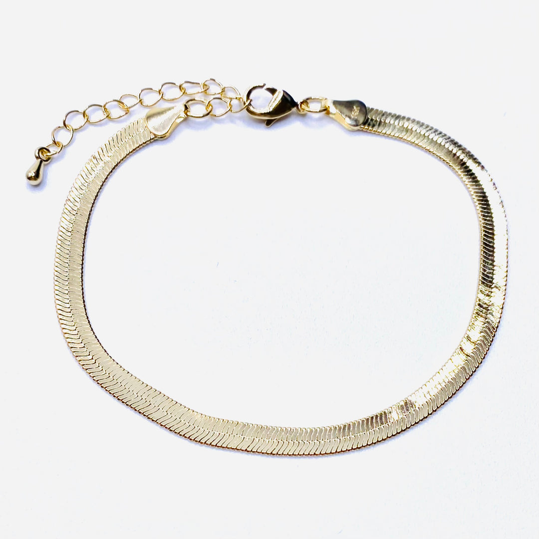 Bracelet Herringbone Gold Large