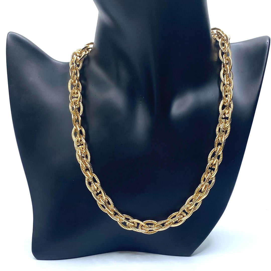 Necklace Chain L'Amour Brass Gold 18 inch