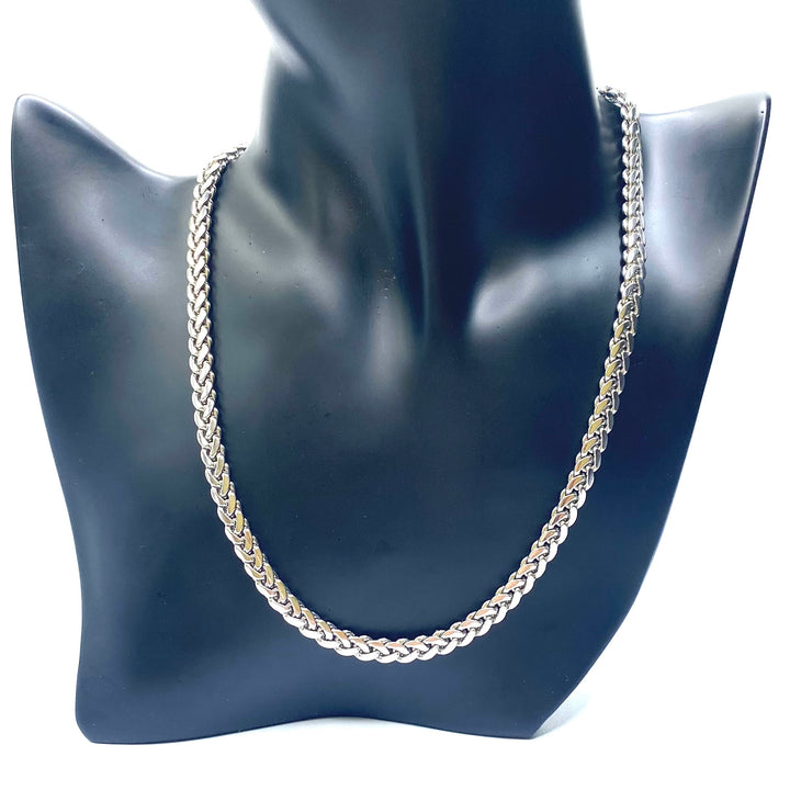 Necklace Chain L'Amour Brass Rhodium Silver 18 inch