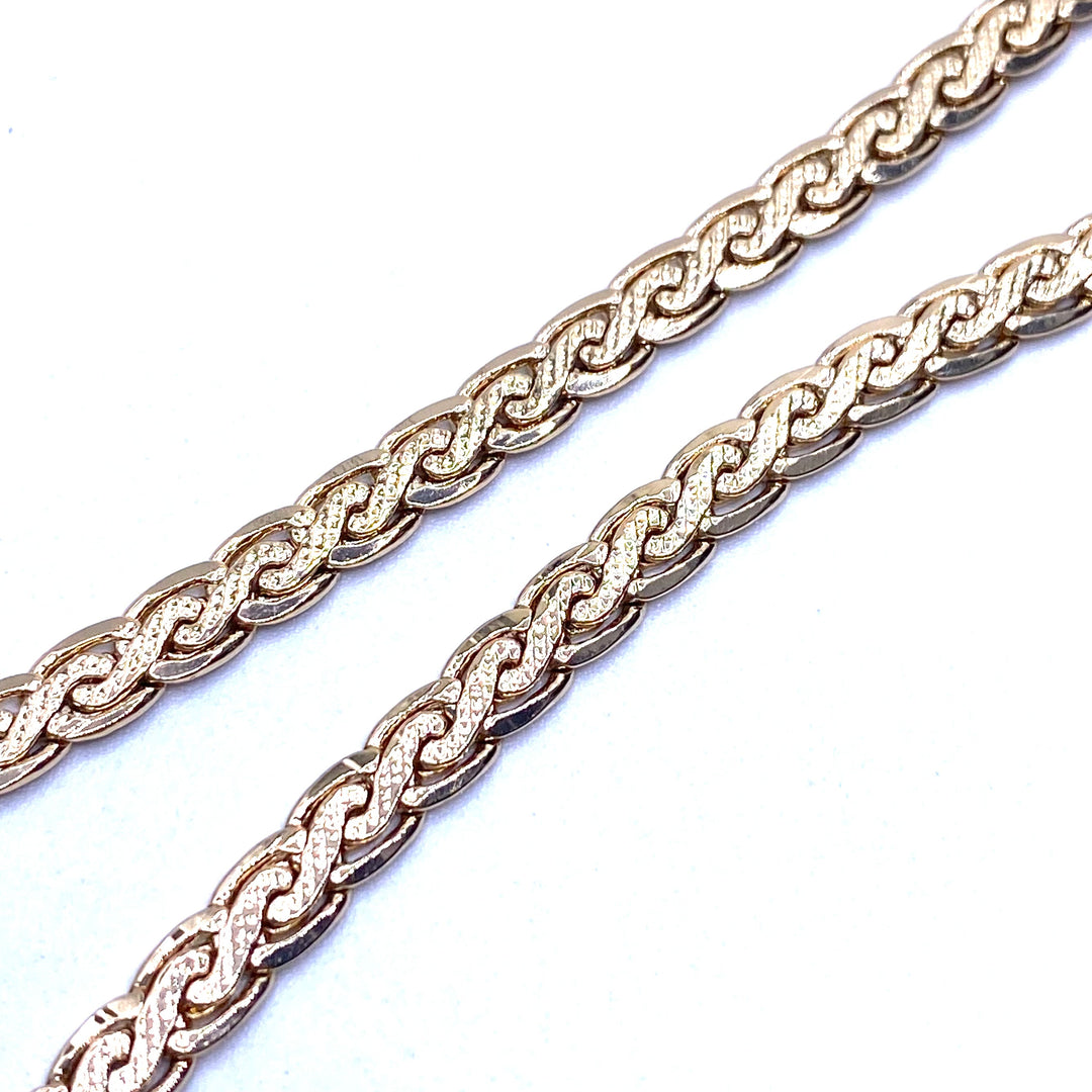 Necklace Chain L'Amour Brass Gold 18 inch