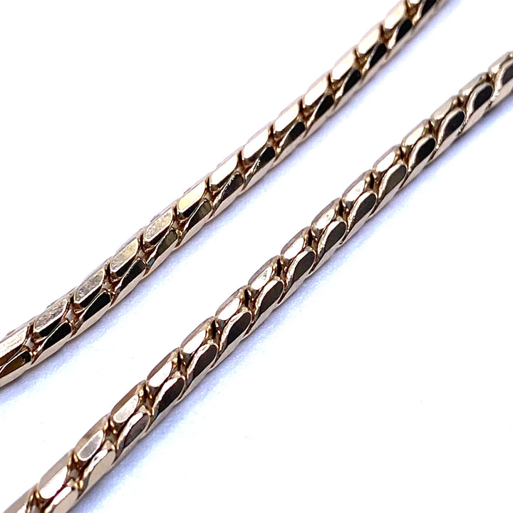 Necklace Chain L'Amour Brass Gold 18 inch