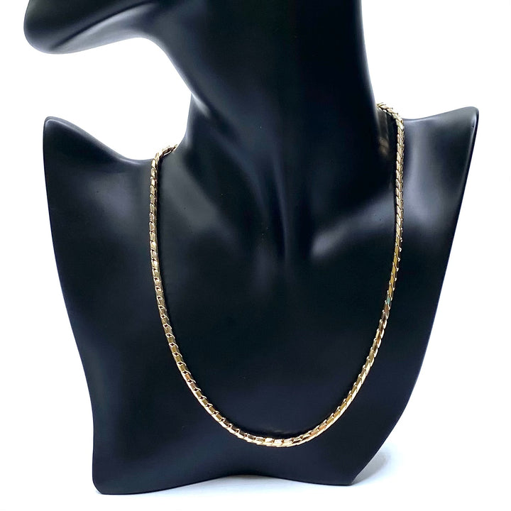 Necklace Chain L'Amour Brass Gold 18 inch