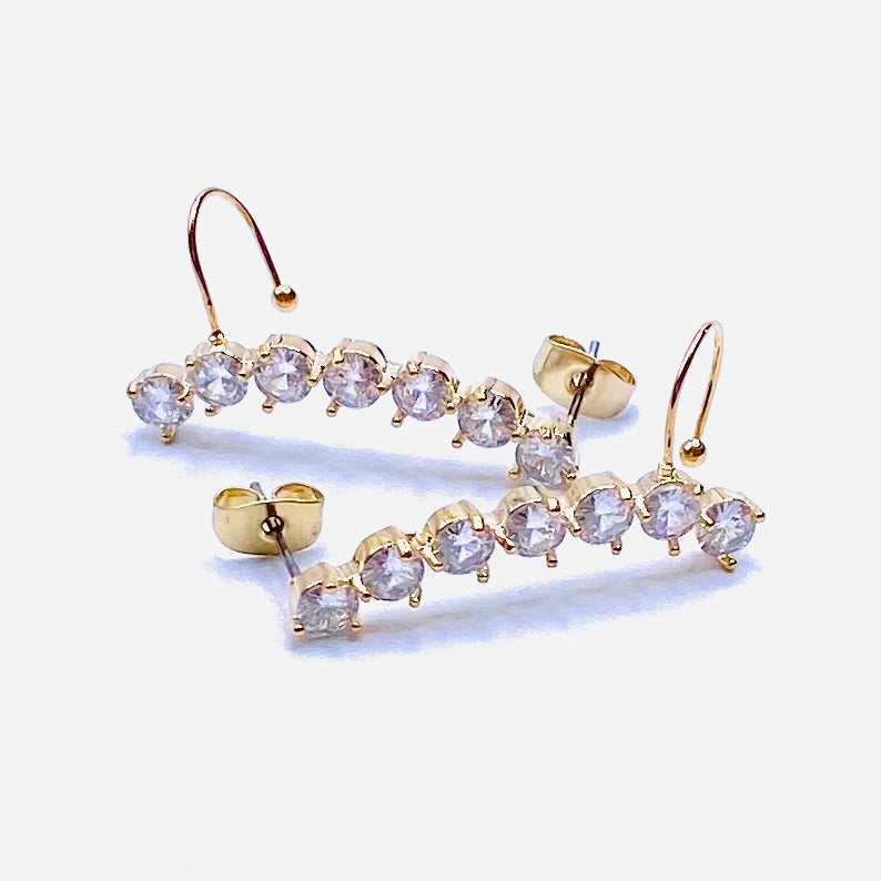 Earring Cuff Rhinestone