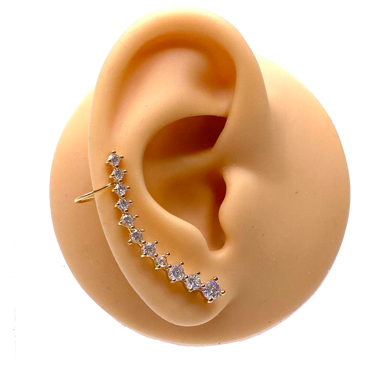 Earring Cuff Rhinestone