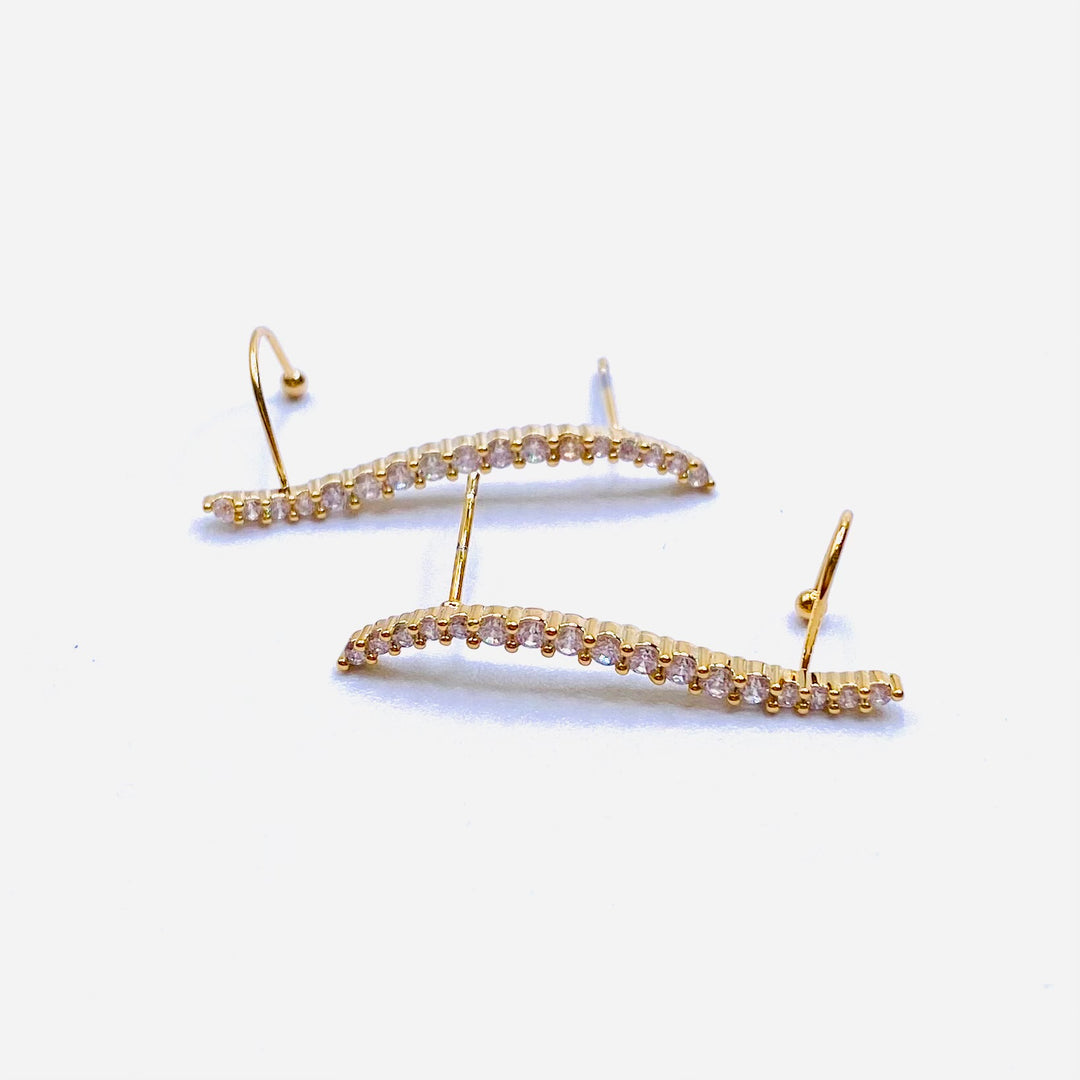 Earring Cuff Rhinestone