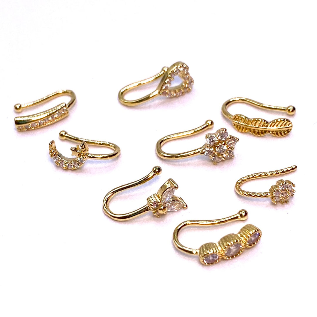 Nose Clip Non-porous Gold Design