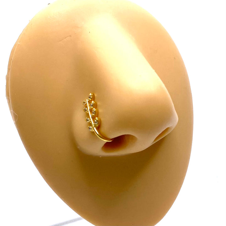 Nose Clip Non-porous Gold Design