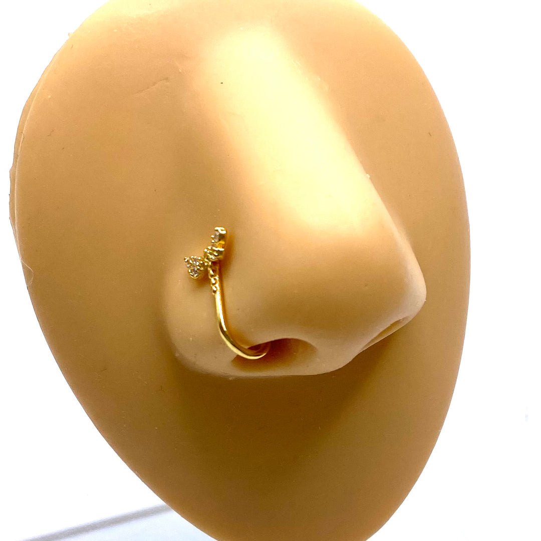 Nose Clip Non-porous Gold Design