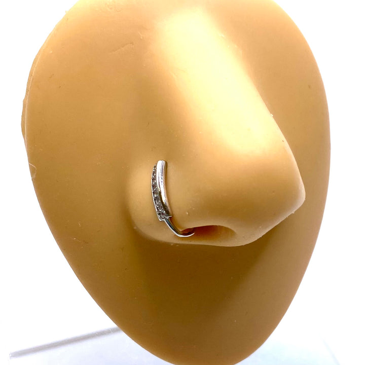 Nose Clip Non-porous Silver Design
