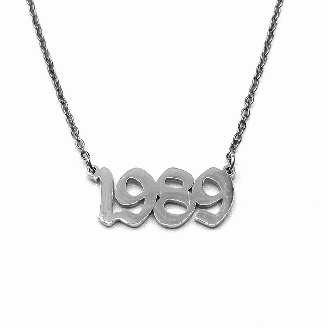 Necklace Metal Year Stainless Steel