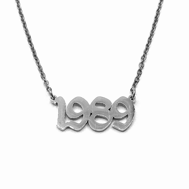 Necklace Metal Year Stainless Steel