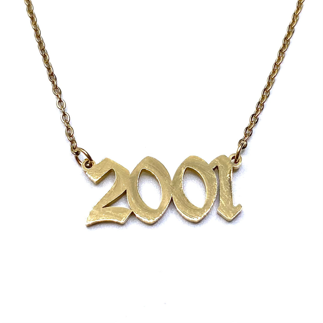 Necklace Metal Year Gold