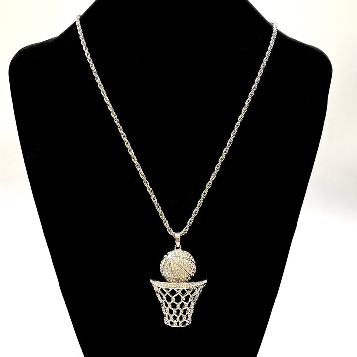 Necklace Pendant Basketball Net Large