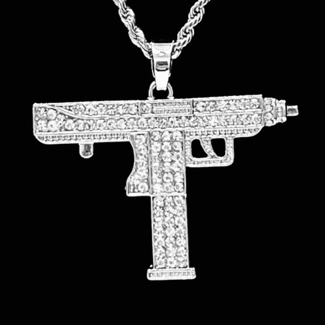 Necklace Pendant Oozie Gun Large