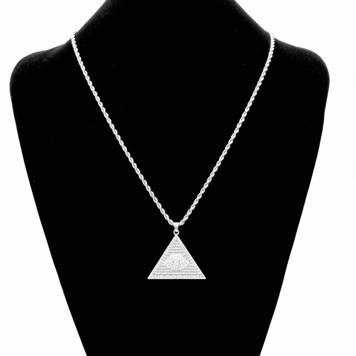 Necklace Pendant Eye of Providence Pyramid