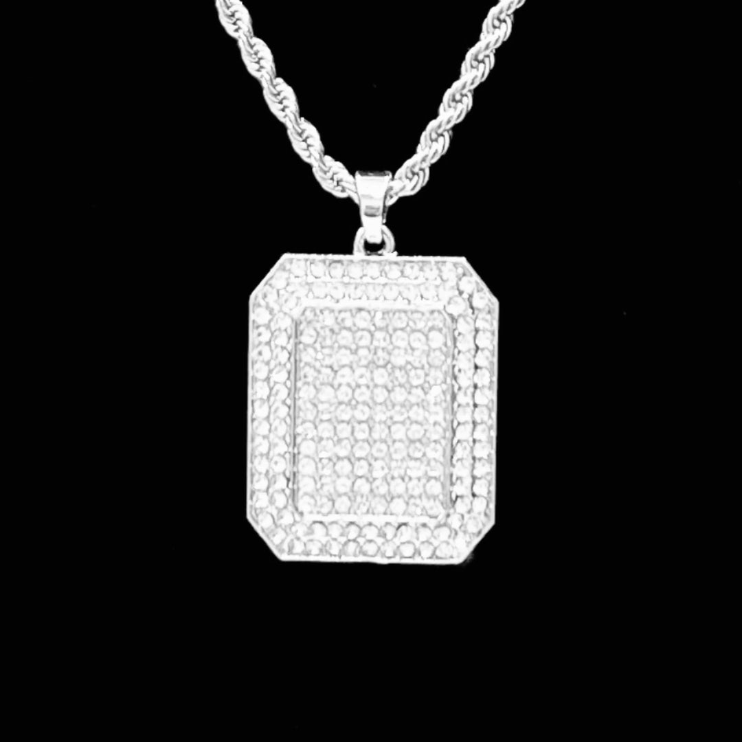 Necklace Pendant Rectangle