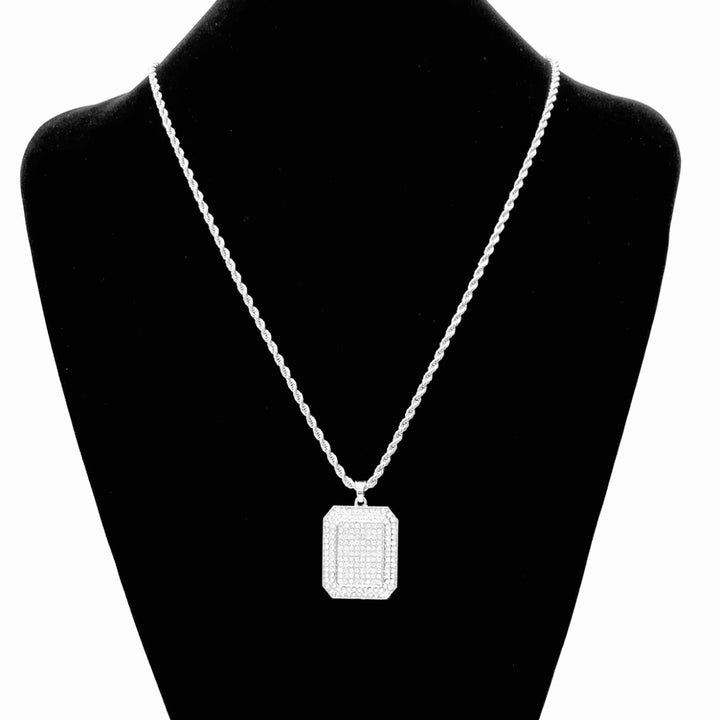 Necklace Pendant Rectangle