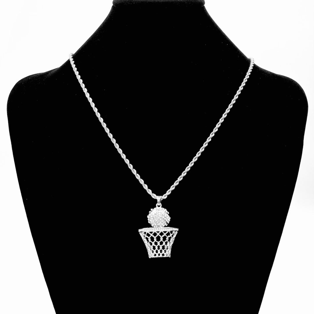 Necklace Pendant Basketball Net Small