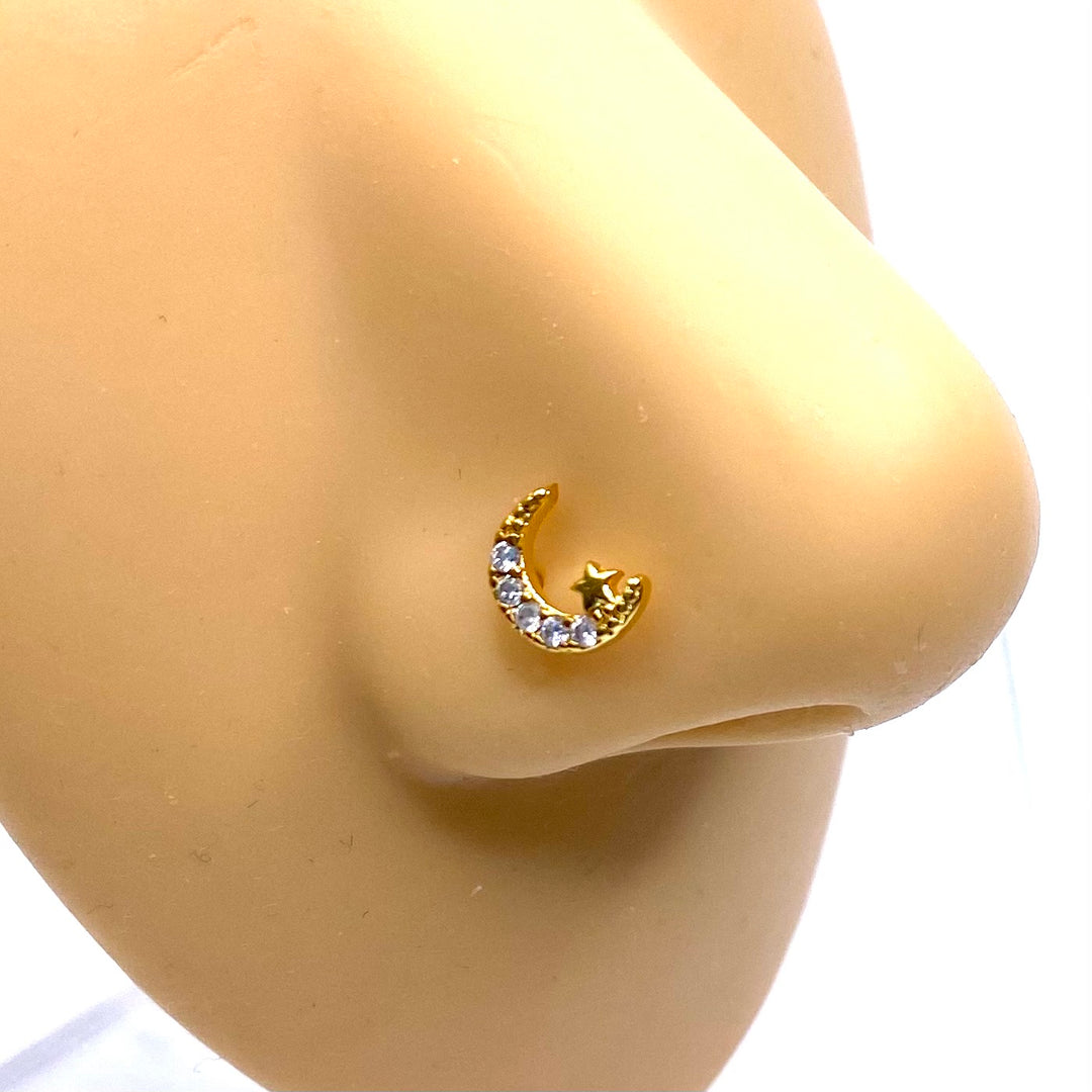 Nose Piercing 120 pc Assortment Display Gold Silver