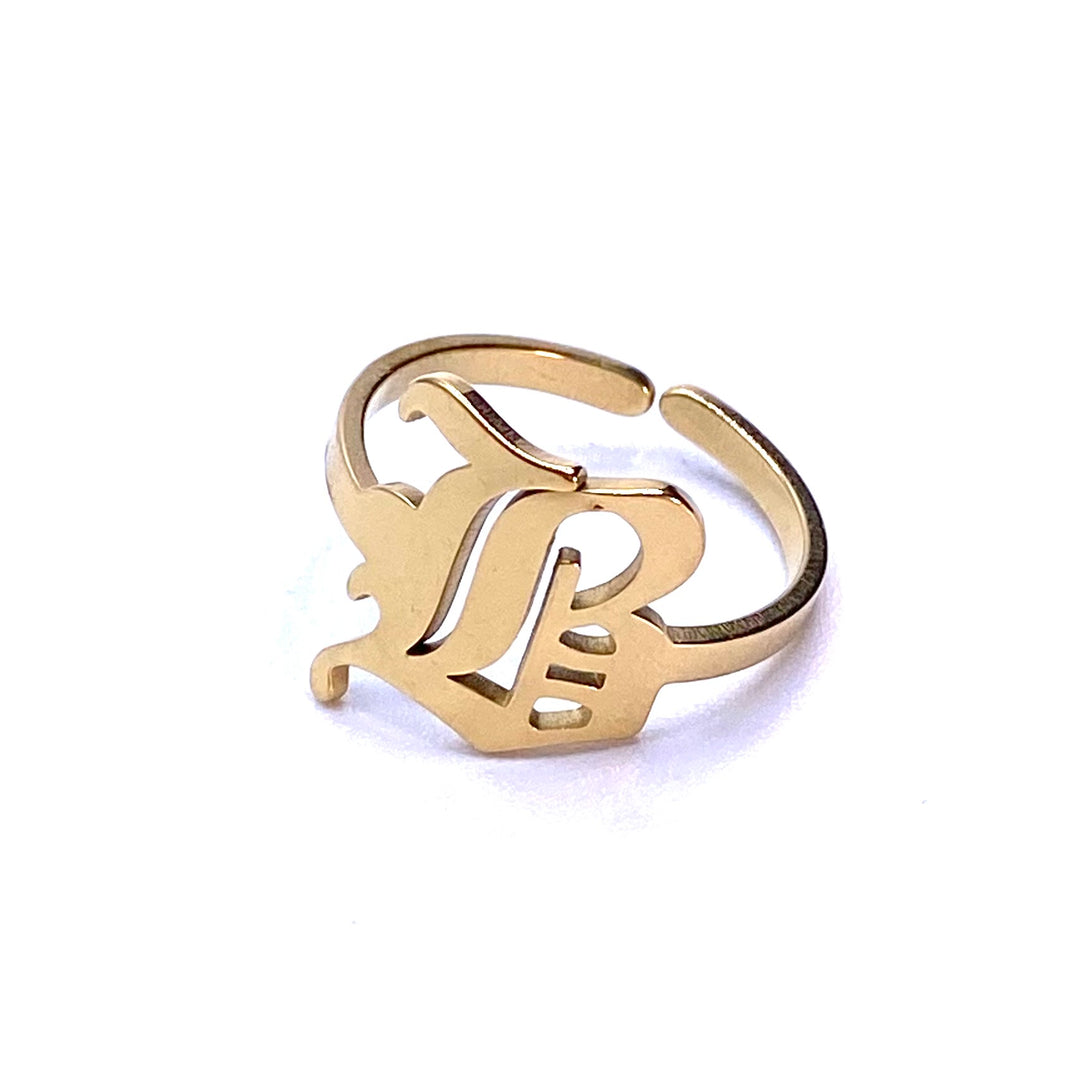 Ring Set 36 piece Initial Gold