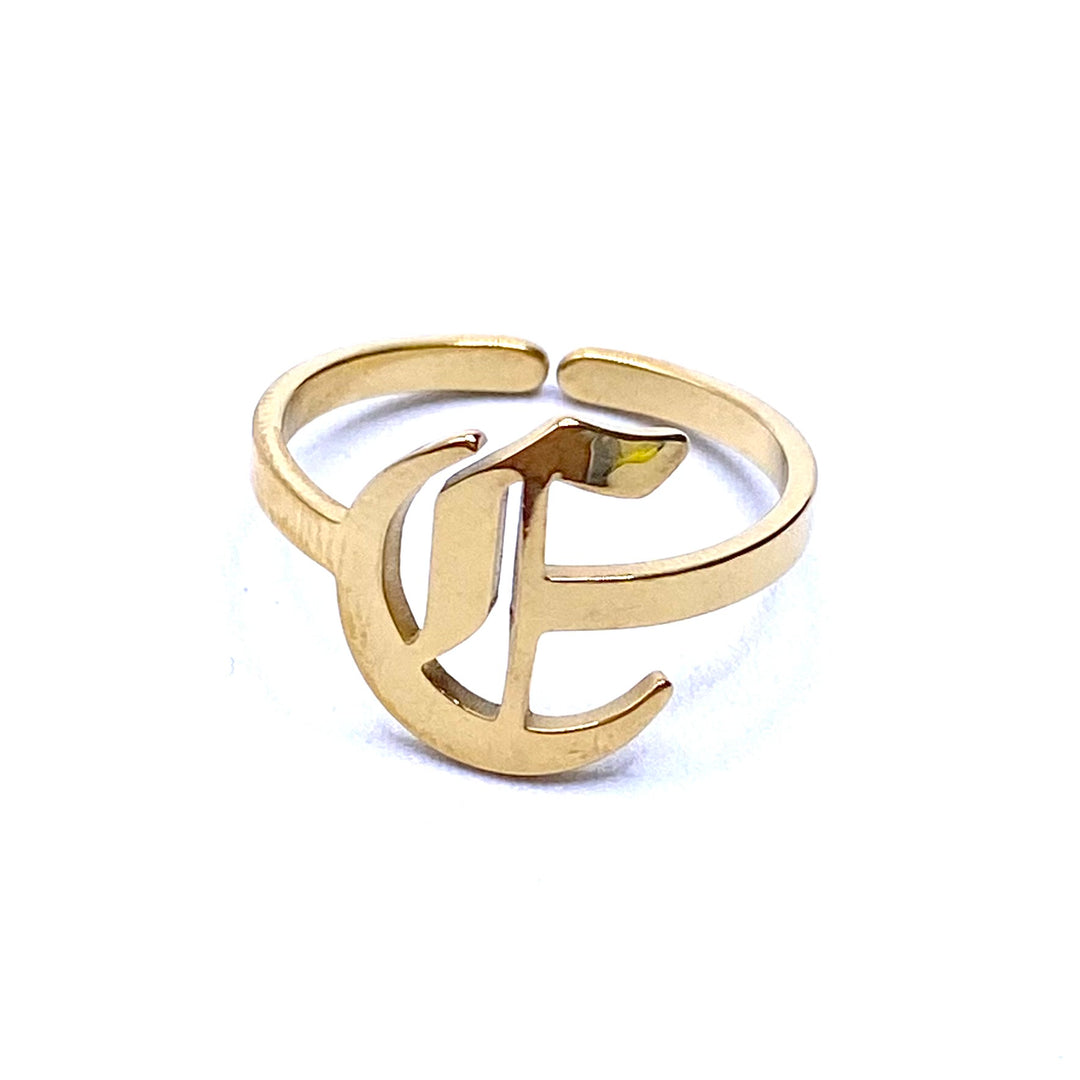 Ring Set 36 piece Initial Gold