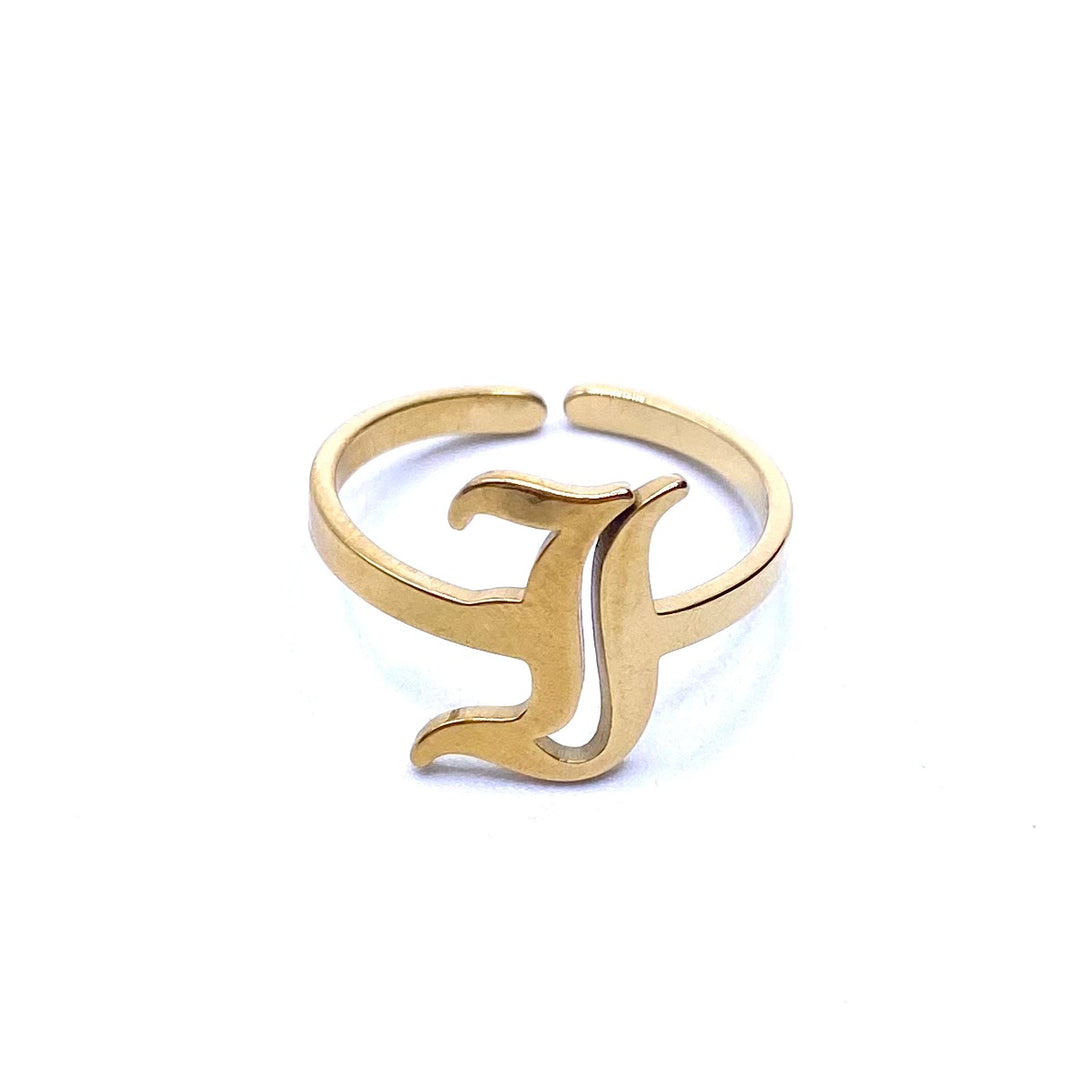 Ring Set 36 piece Initial Gold