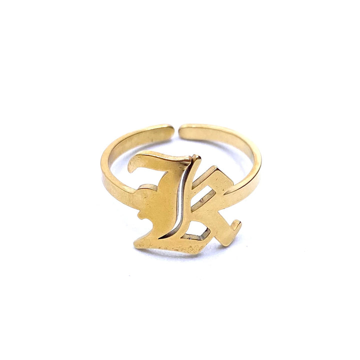 Ring Set 36 piece Initial Gold