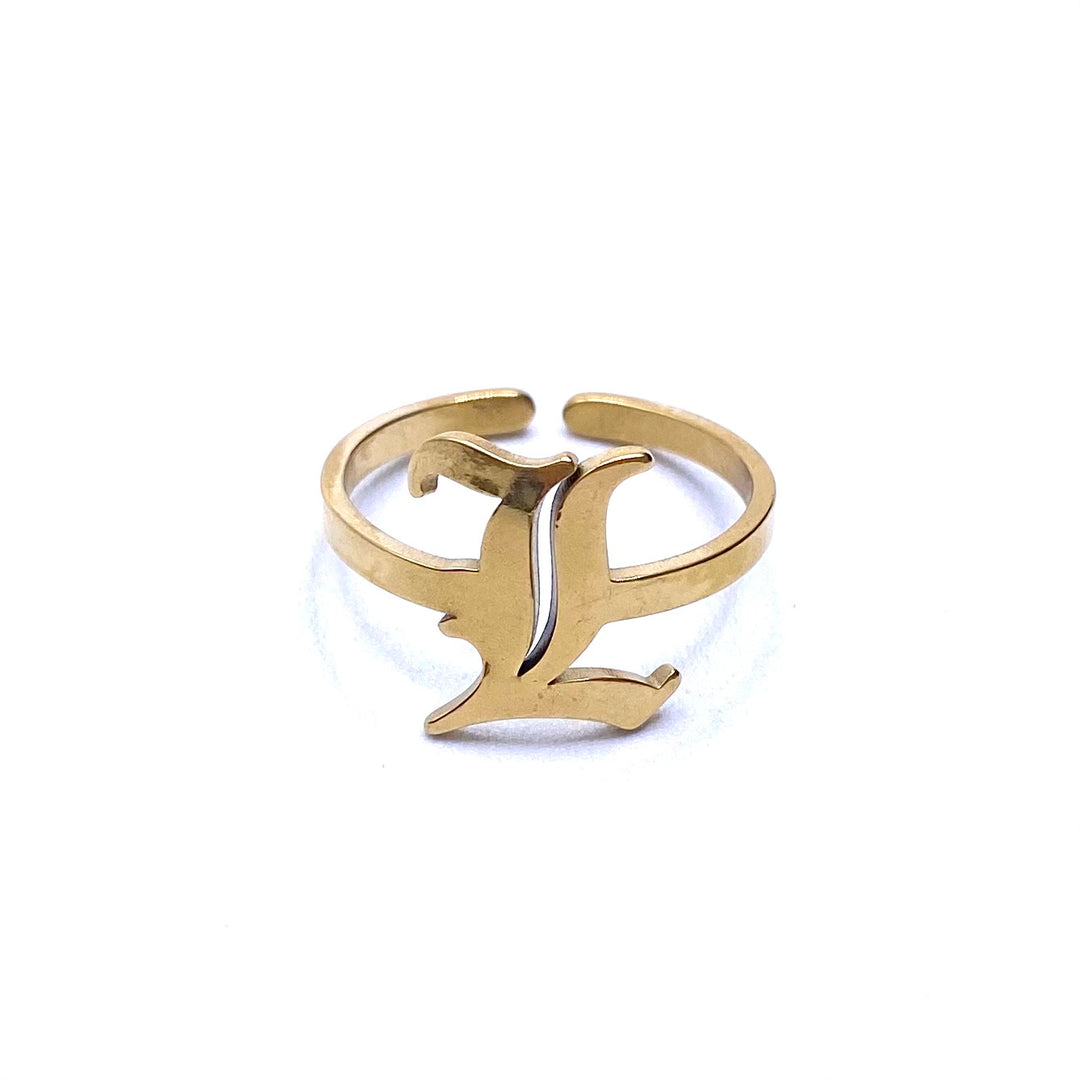 Ring Set 36 piece Initial Gold