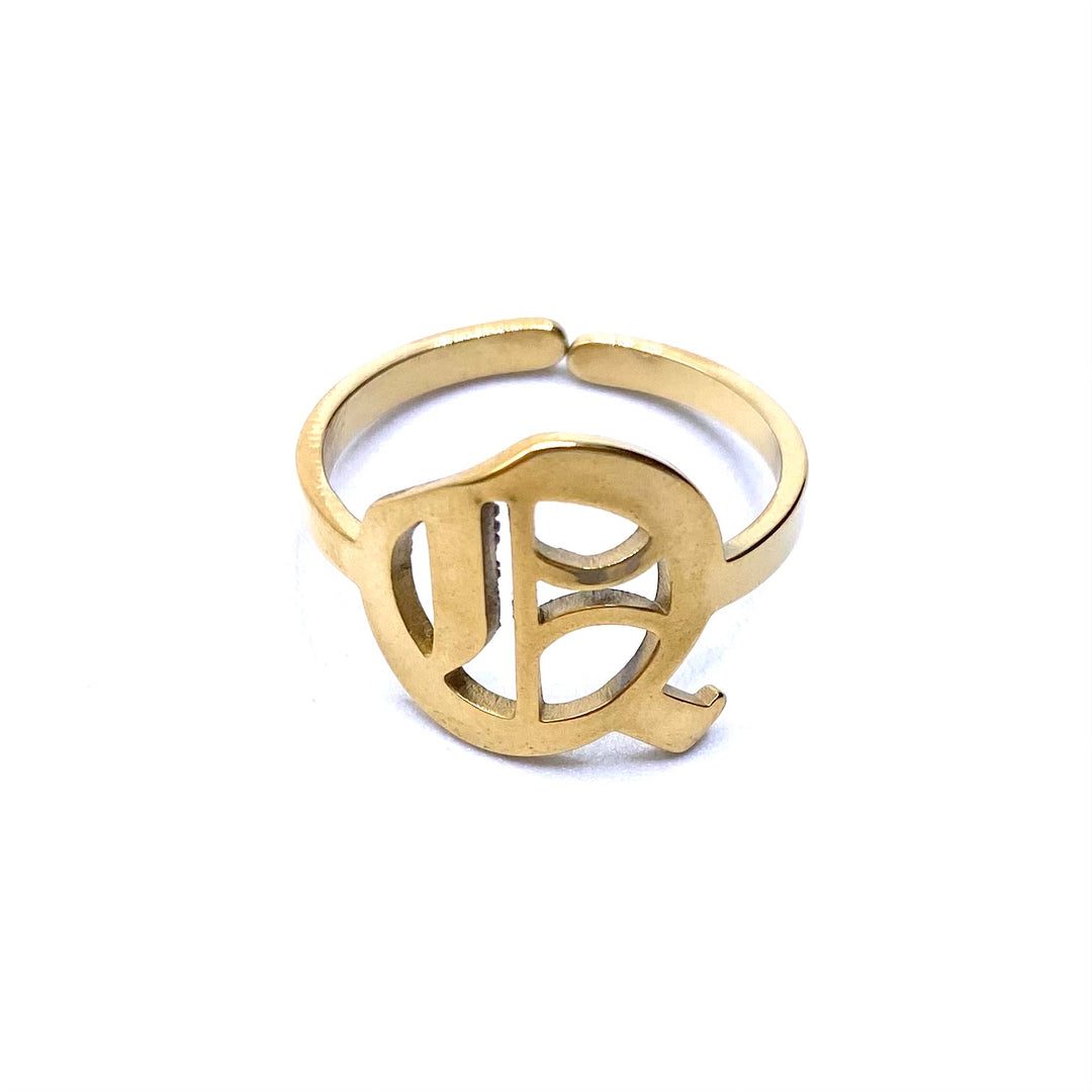 Ring Set 36 piece Initial Gold