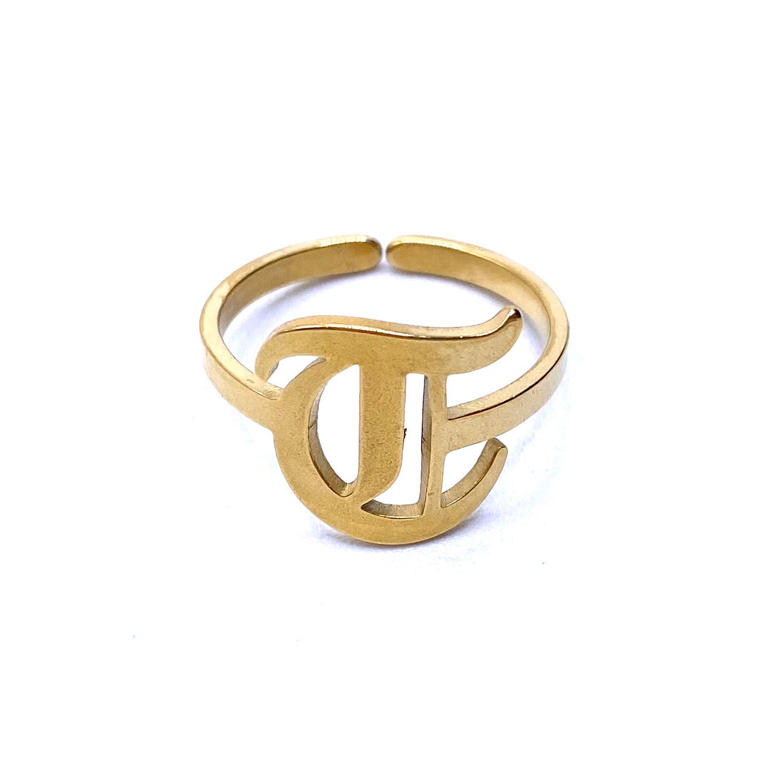 Ring Set 36 piece Initial Gold