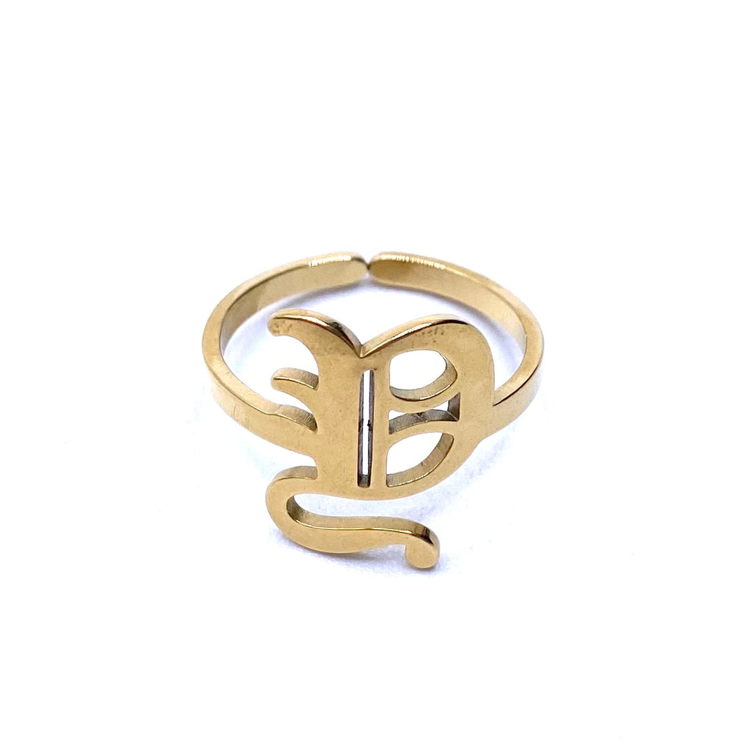 Ring Set 36 piece Initial Gold