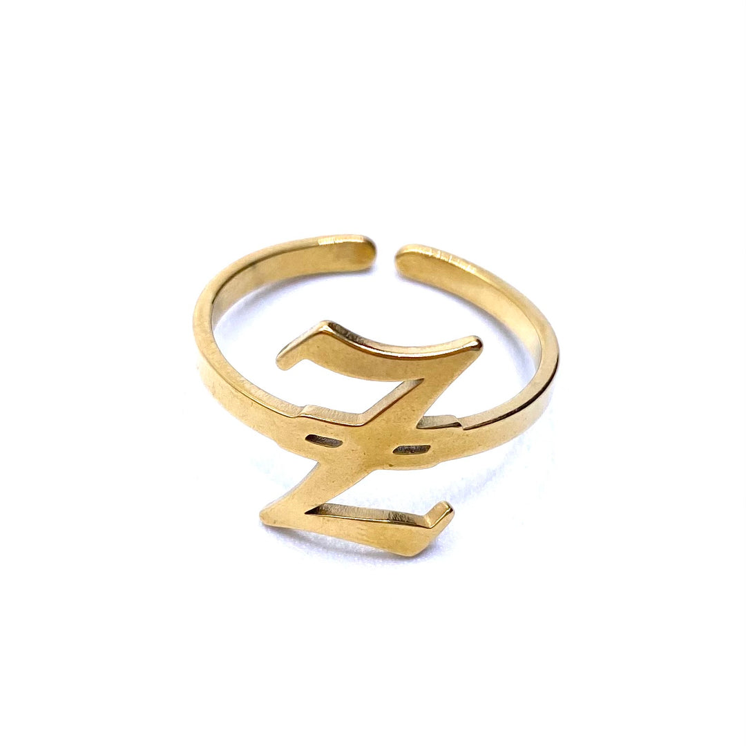 Ring Set 36 piece Initial Gold