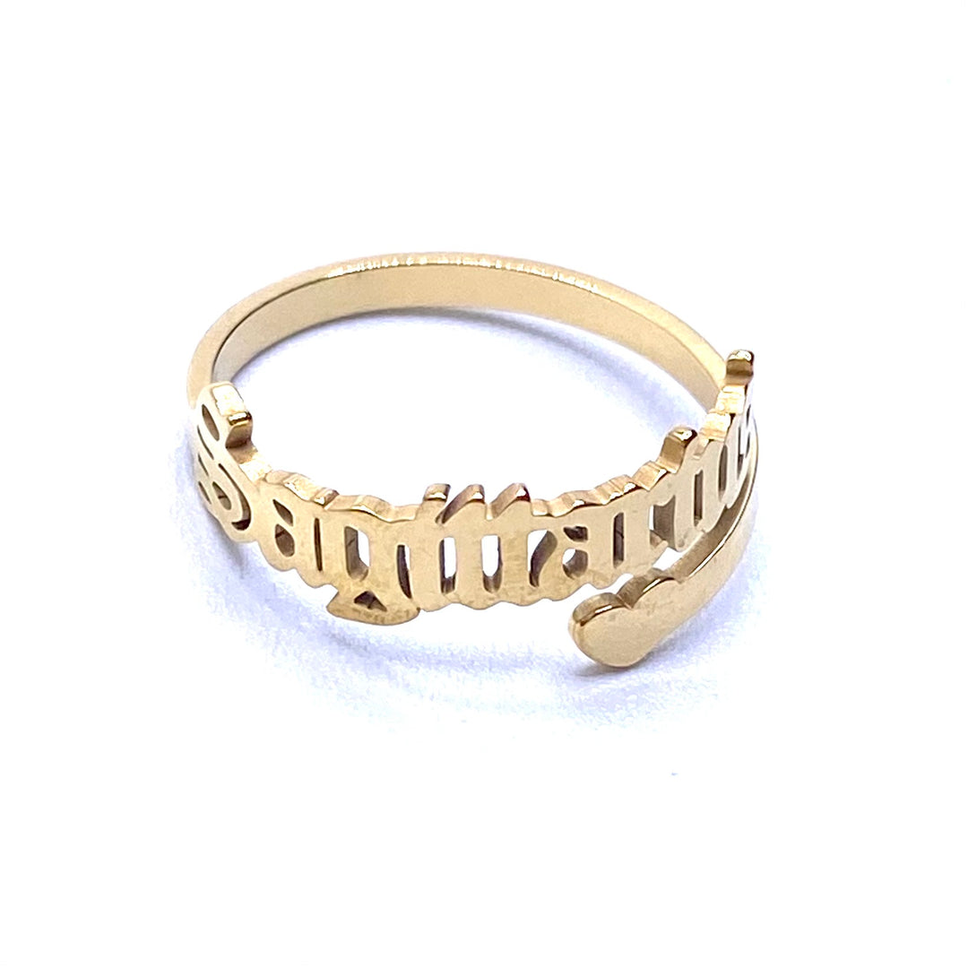 Ring Set 60 piece Zodiac Gold