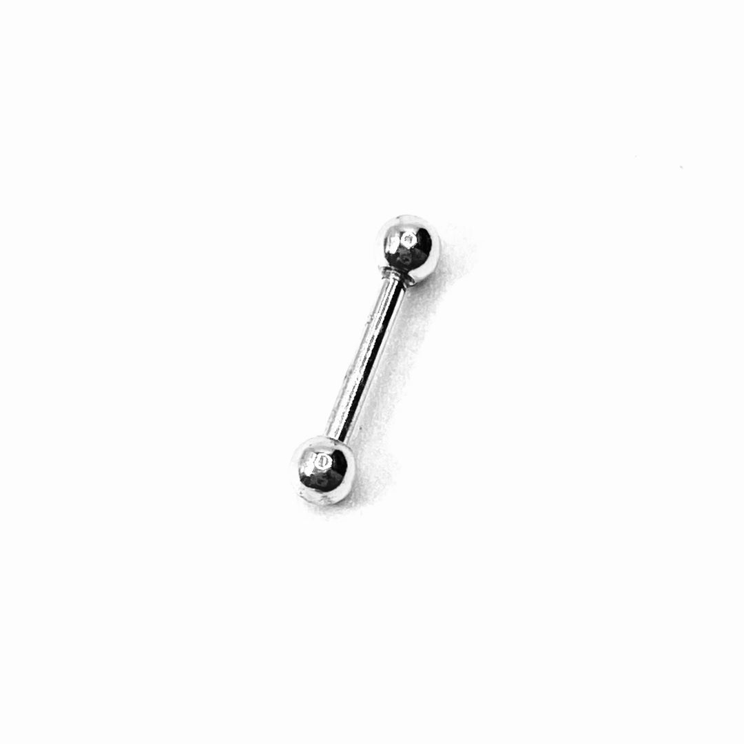 Short Barbell Point Silver