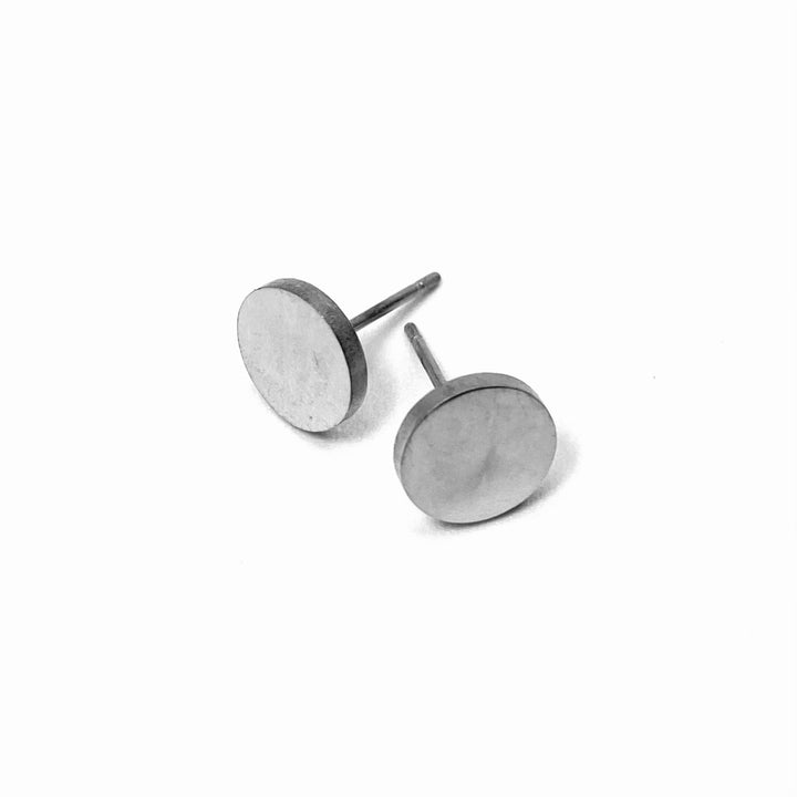 Earring Stud Stainless Steel Circle